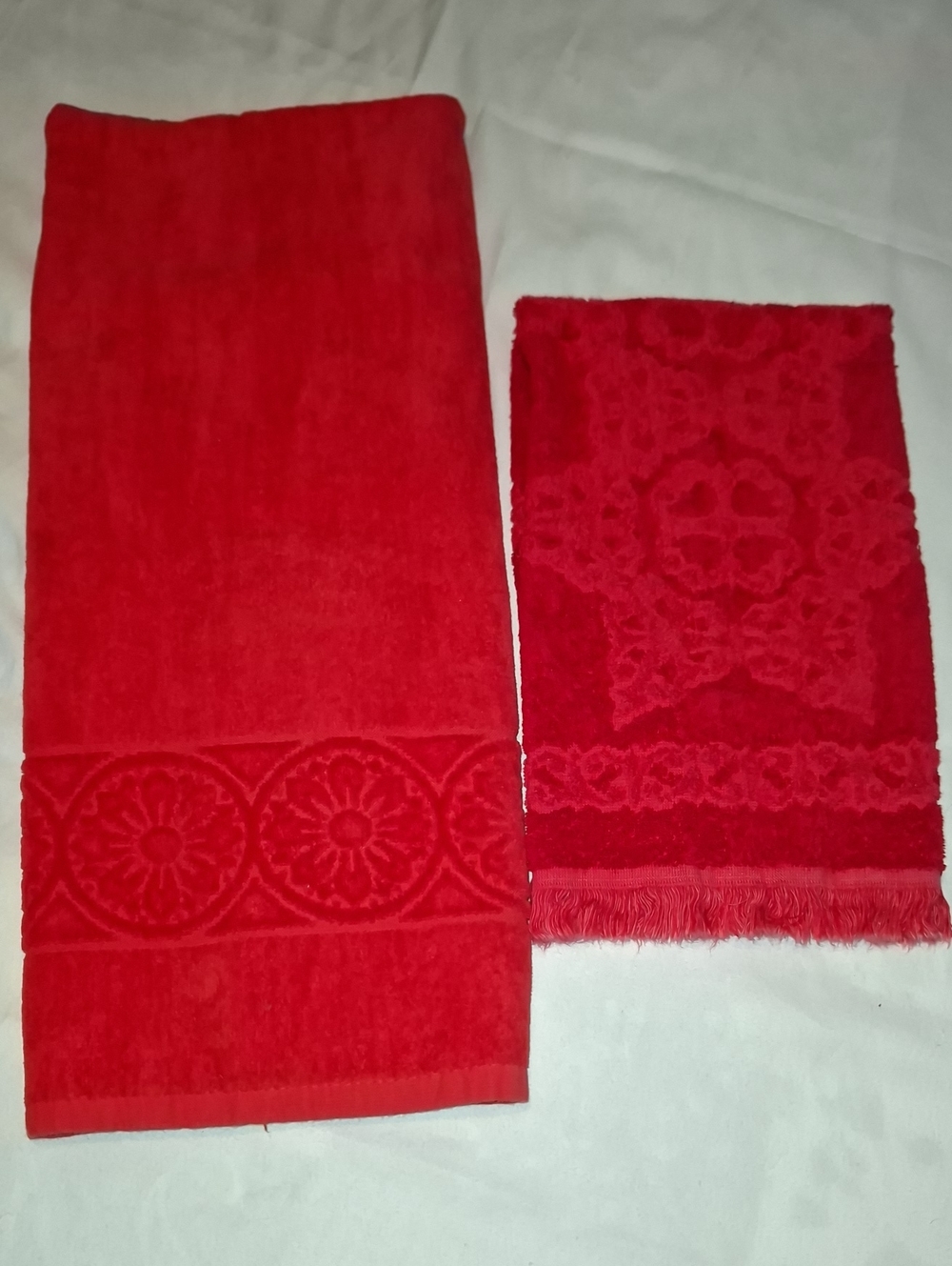 Vintage Red Towel Group